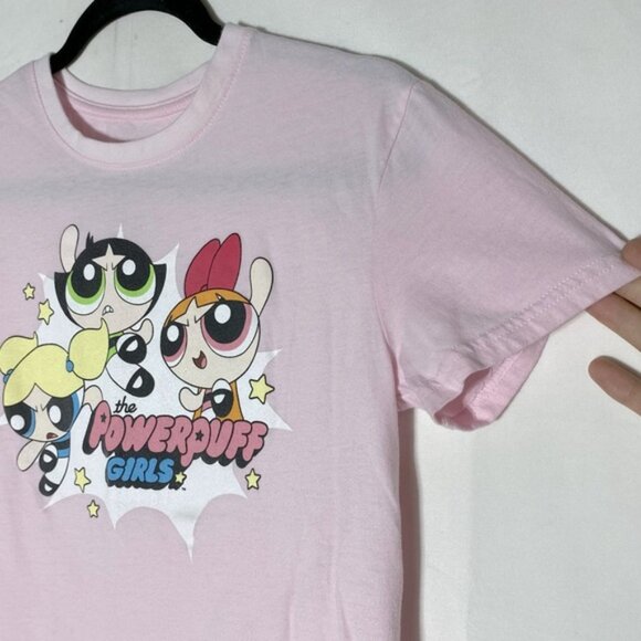 Powerpuff Girls Pink Graphic Tee Crew Neck T-Shirt S - Picture 9 of 14